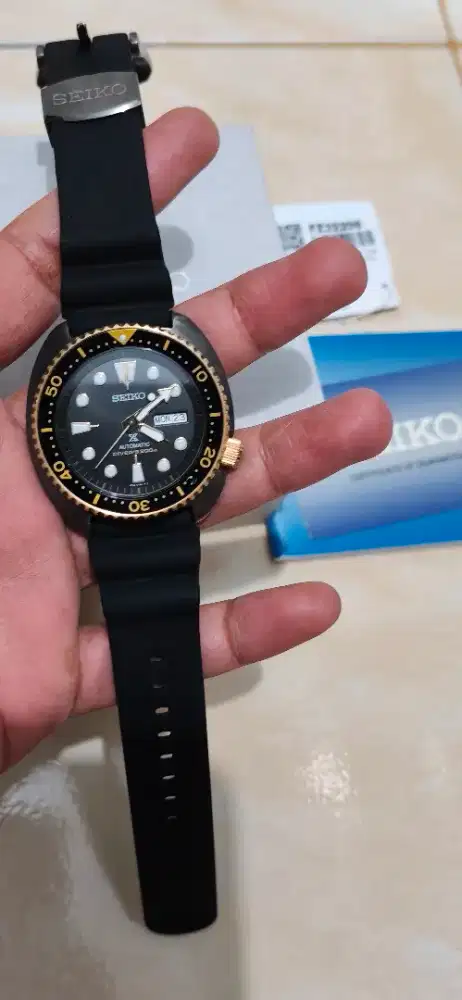 Seiko prospex black turtle special edition