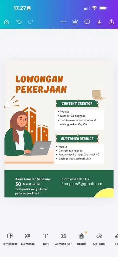 Loker Bojonggede