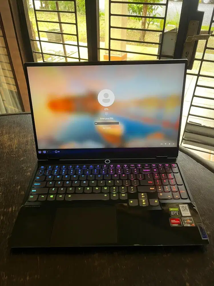 Laptop Gaming Lenovo Legion S7 Slim 7 RTX 3050 vga 6gb AMD processor