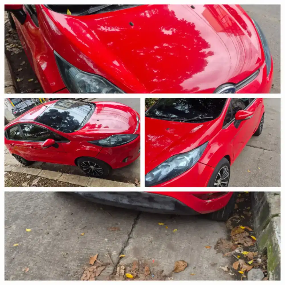 Ford fiesta 1.4at 2011 merah plat F.bisa tt motor