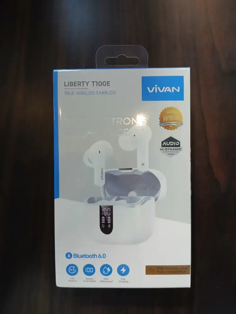VIVAN Liberty T100E TWS Earphone Headset Headphone Bluetooth 5.3
