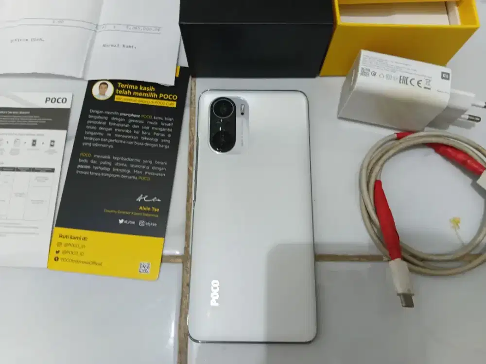 XIAOMI POCO F3 5G RAM 8/256 BEKAS PEMAKAIAN PRIBADI FULLSET NO MINUS