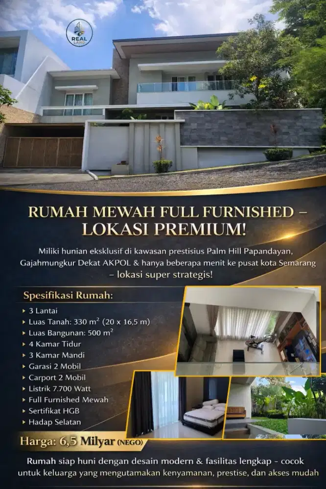 RUMAH MEWAH DI GAJAH MUNGKUR SEMARANG