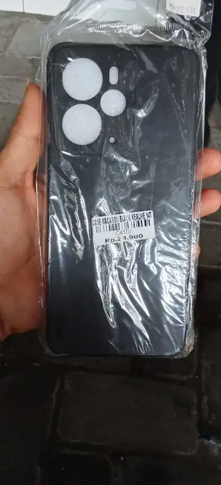 CCASE MACARON BLACK REALME 14T ATLANTIS DASYAT