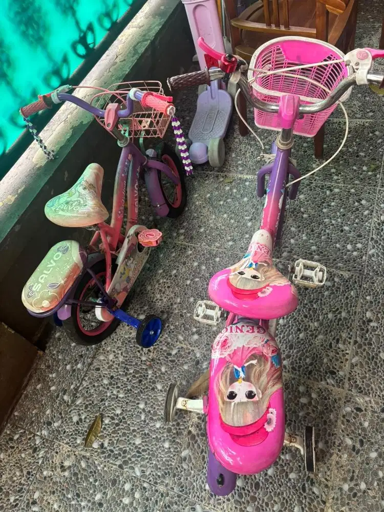 DIJUAL 2 SEPEDA ANAK BEKAS MURAH