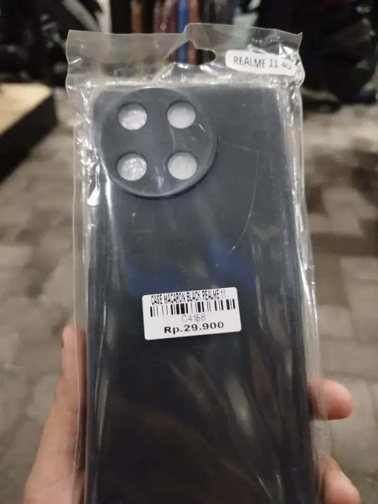 CASE MACARON BLACK REALME 11