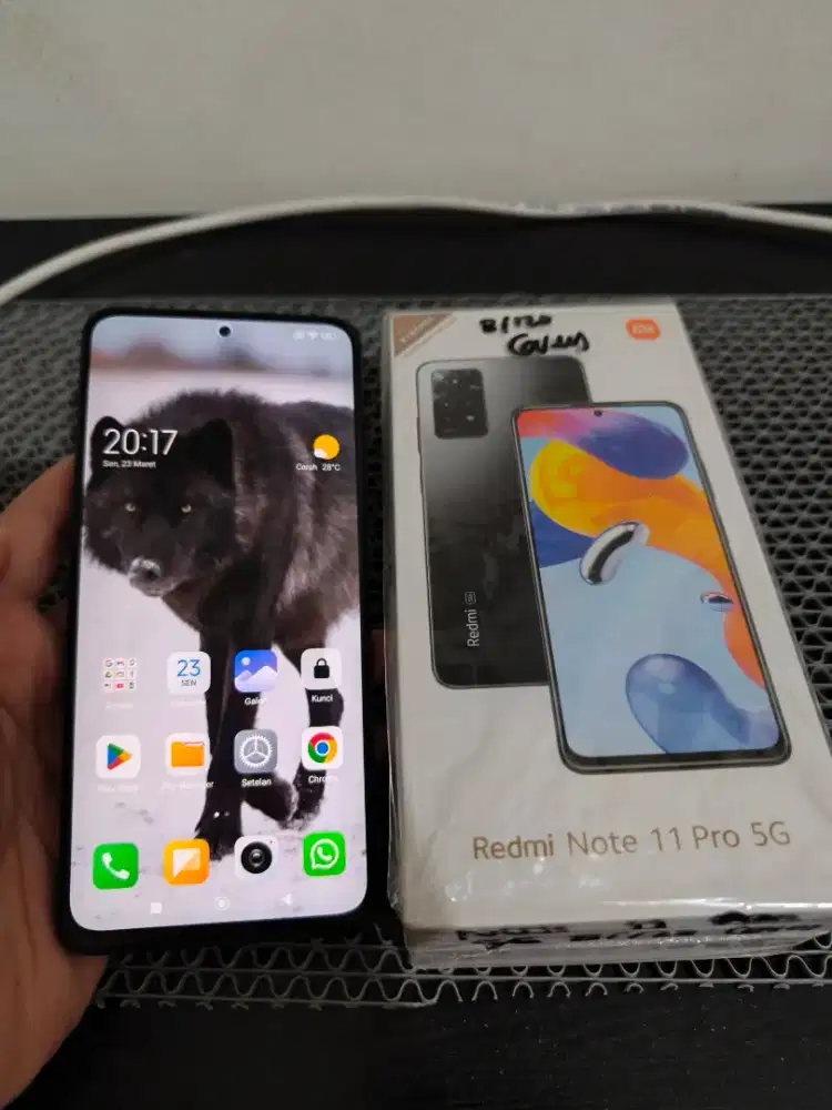 DIJUAL HP XIAOMI REDMI NOTE 11 PRO + 5G fullset Ori