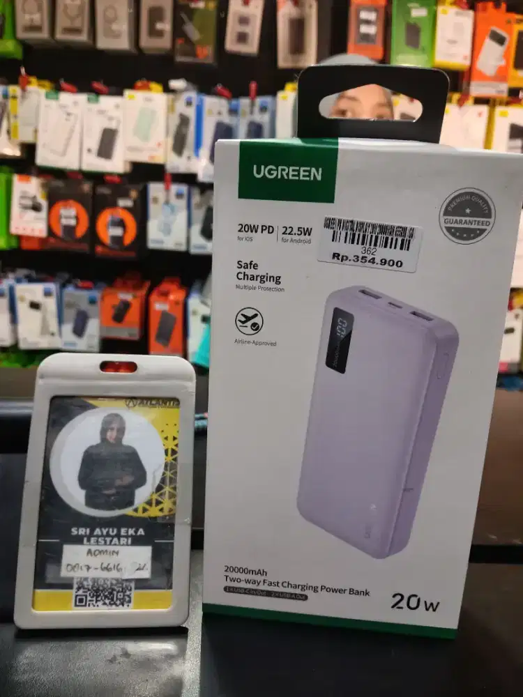 PB UGREEN 20W 20000MAH ATLANTIS DAHSYAT