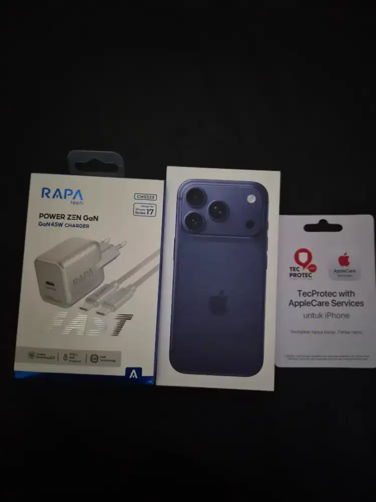 Iphone 17 Pro 512GB Deep Blue iBox + 2 Years TecProtec AppleCare