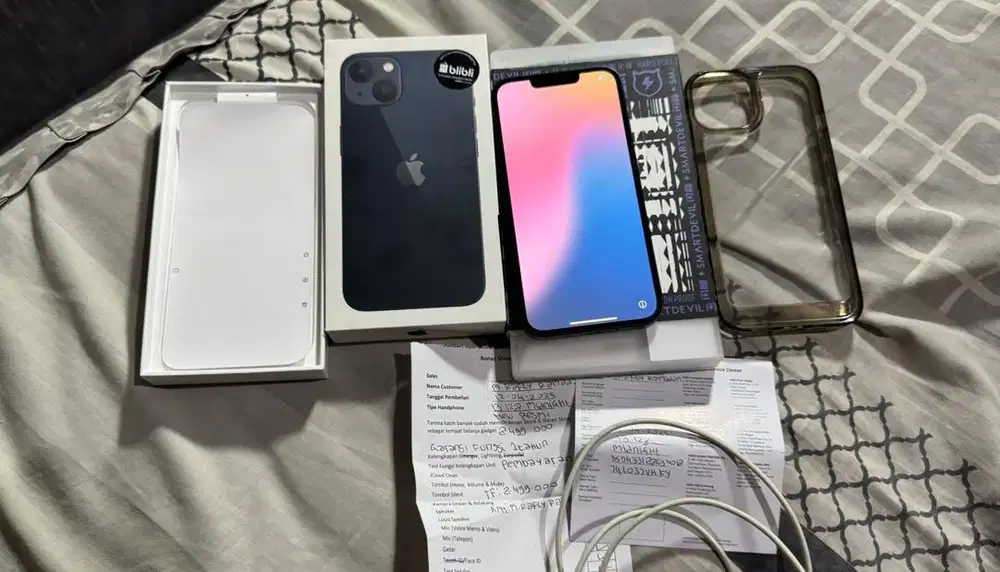 Iphone 13 128GB Midnight Garansi on