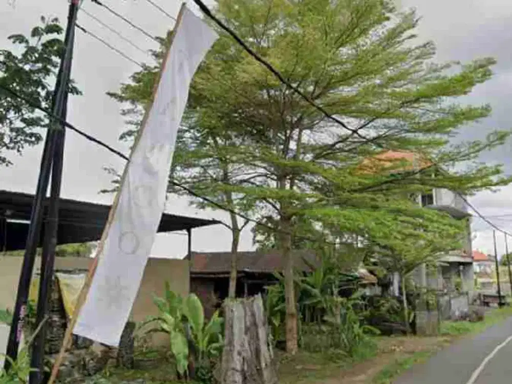 tanah langka di sewa jangka panjang cocok untuk bisnis akses jalan utama di Mas Ubud - Thumbnail 4