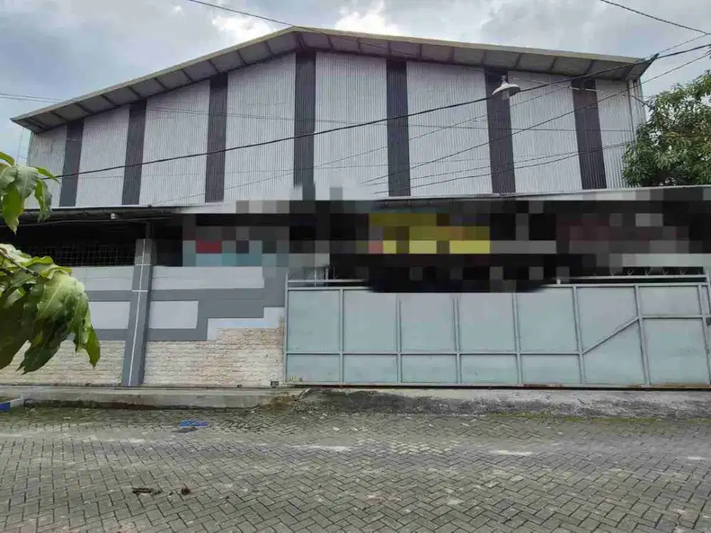 DIJUAL Gudang plus Kantor Ex Variasi Mobil,  Lokasi Pucang Indah Sidoarjo Kota