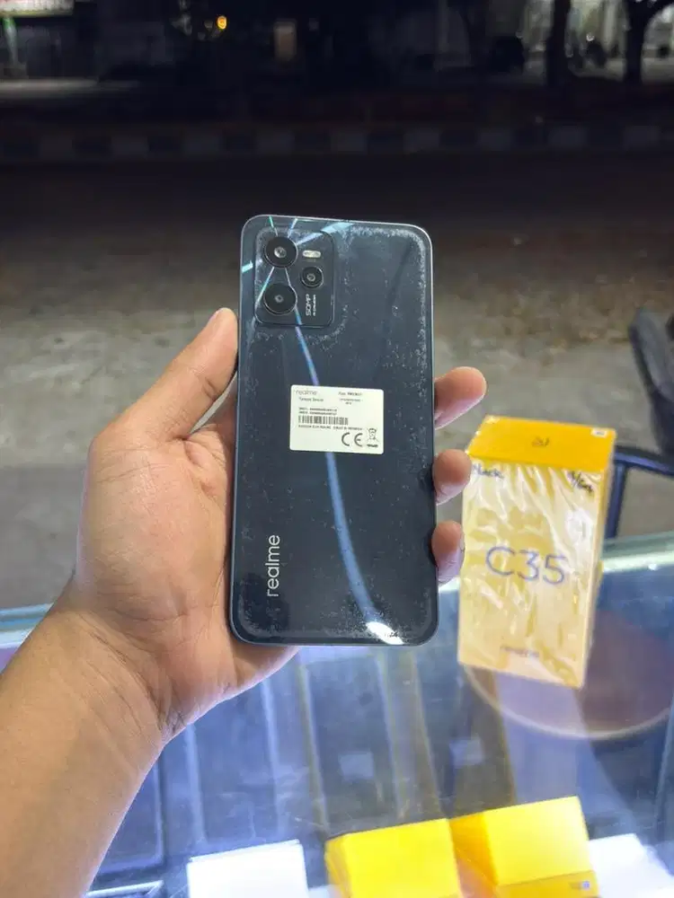 REALME C35 Ram 4/64, Kondisi Mulus, Lengkap, Bergaransi.