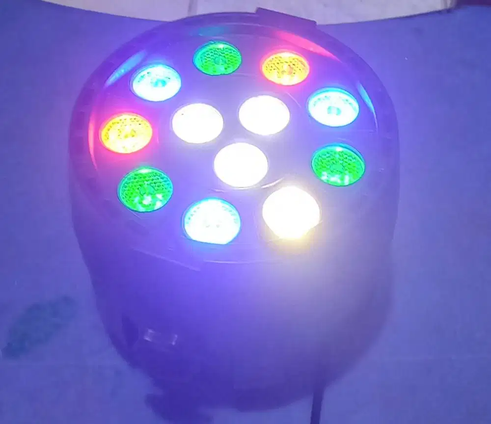 Lampu LED Mini Par Light SUJILUX SU-2076,nyala 4 Warna,Terang,murahNet