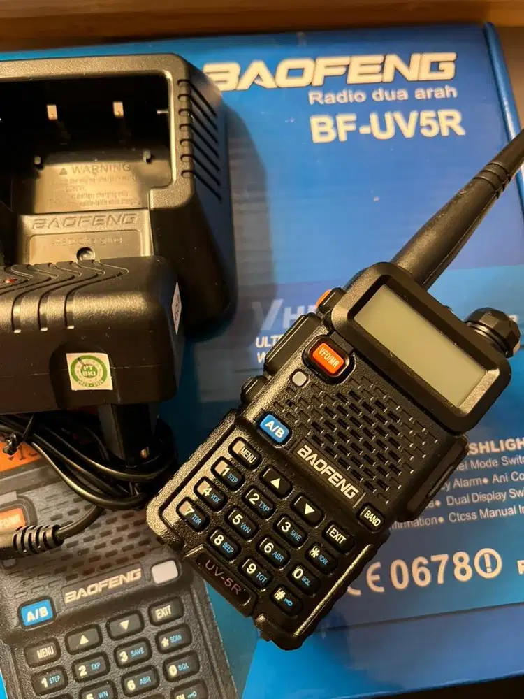 HT Baofeng UV5R 5W Fullset Mulus No Minus