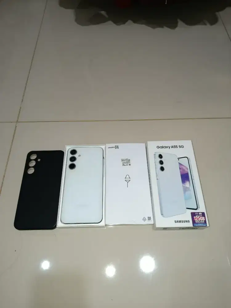 Samsung Galaxy A55 5G 8/256GB Awesome Iceblue - Mulus Like New Fullset