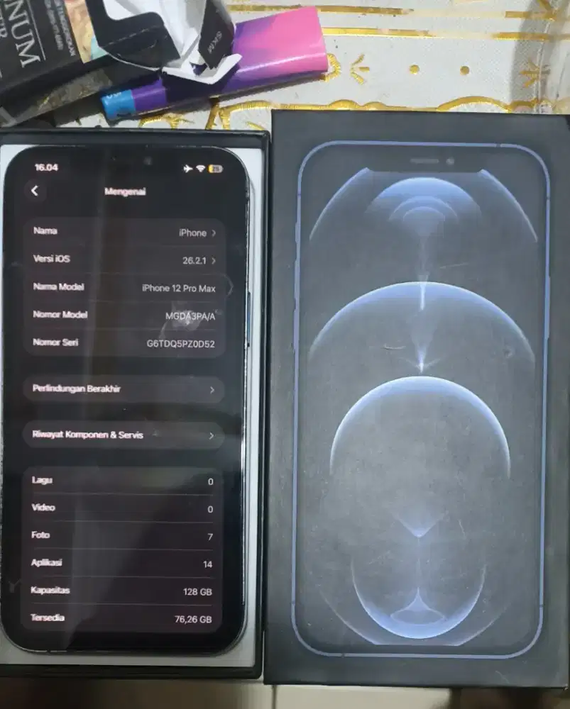 iPhone 12 promax 128gb ibox