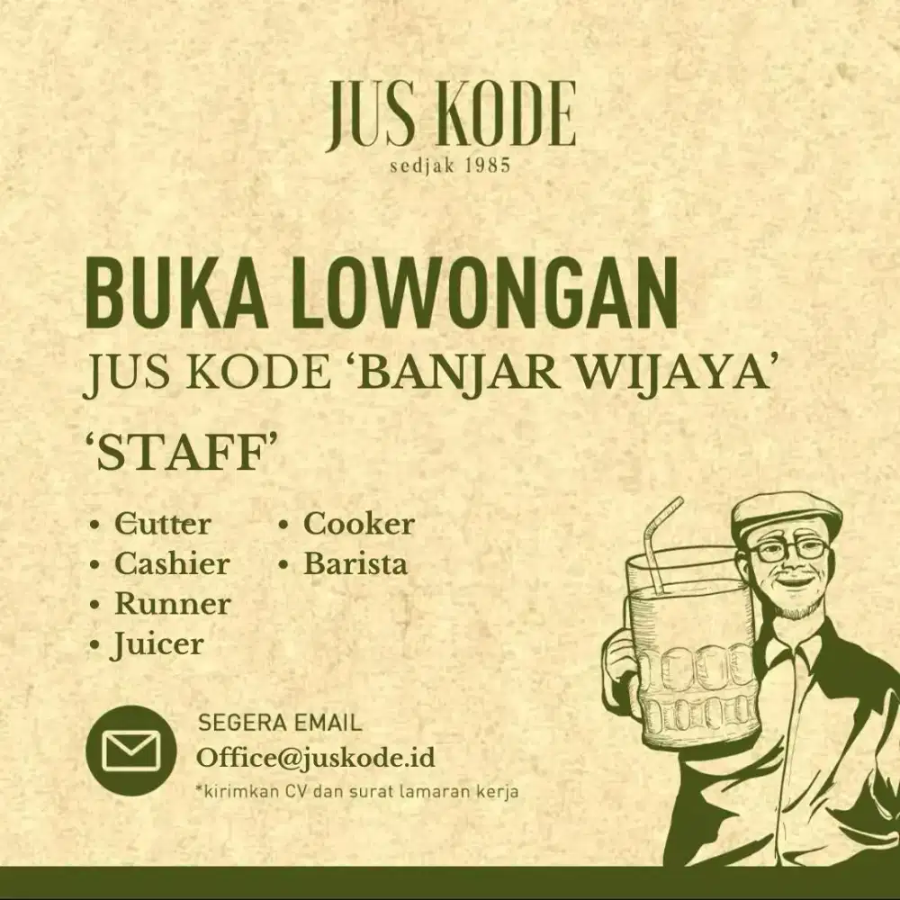 LOWONGAN KERJA CREW OUTLET