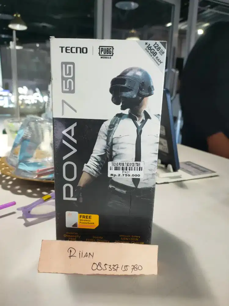 Tecno pova7 5g 8/128gb ATLANTIS DAHSYAT