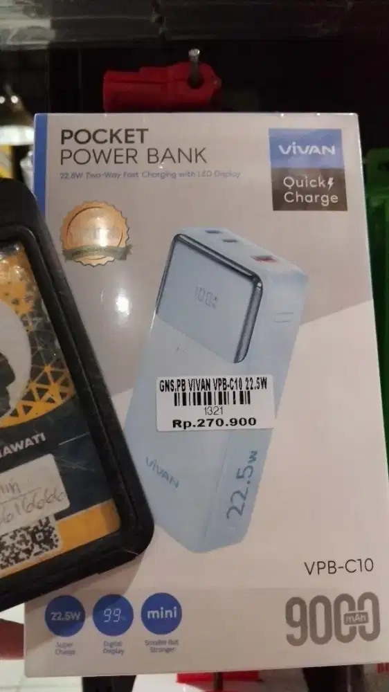 POWERBANK VIVAN VPB-C10 22.5 WAT | ATLANTIS DAHSYAT