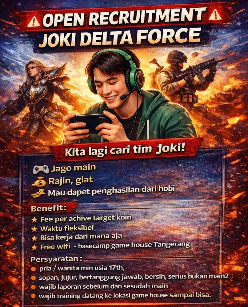 OPEN LOKER JOKI GAME DELTA FORCE