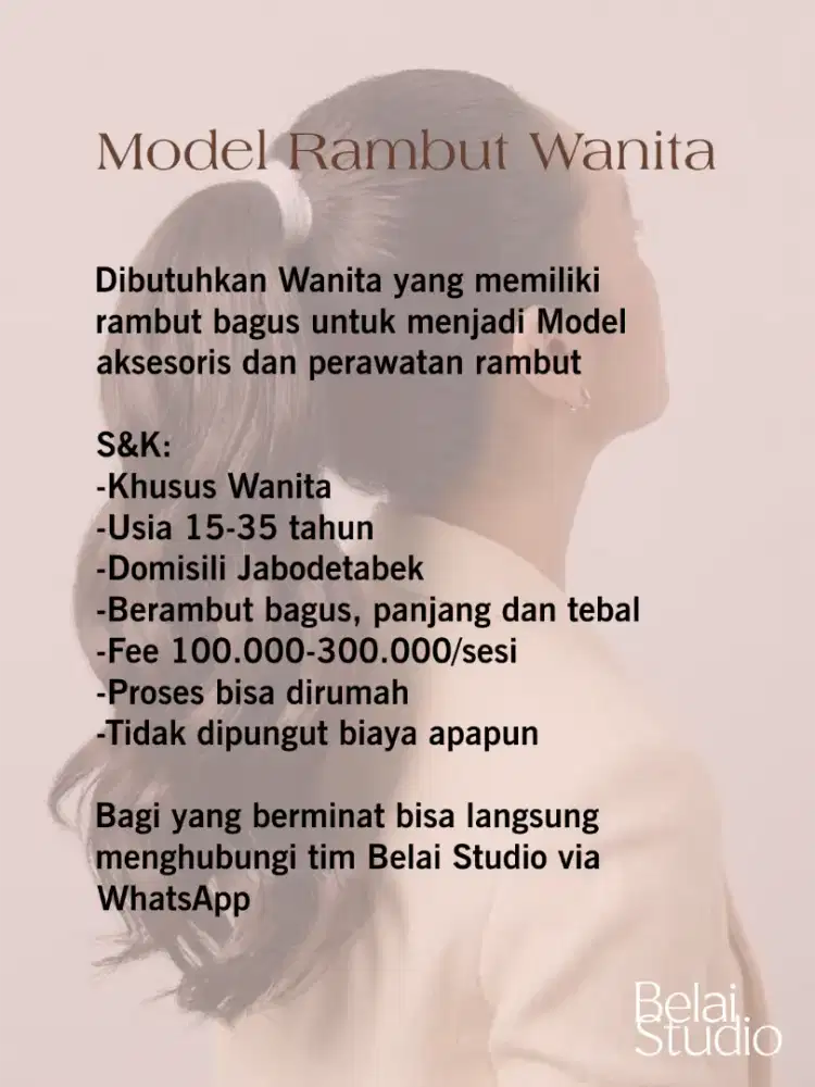 Model Perawatan Rambut Wanita