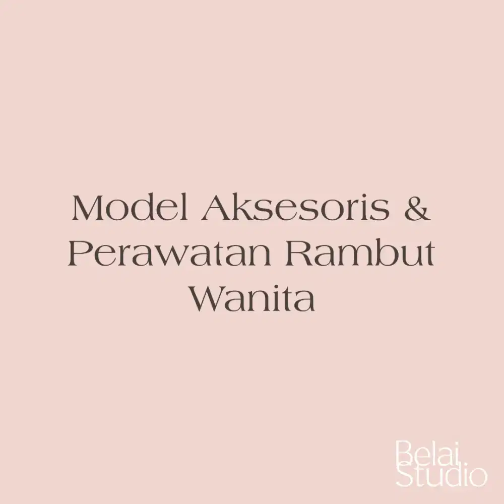 Model Perawatan Rambut