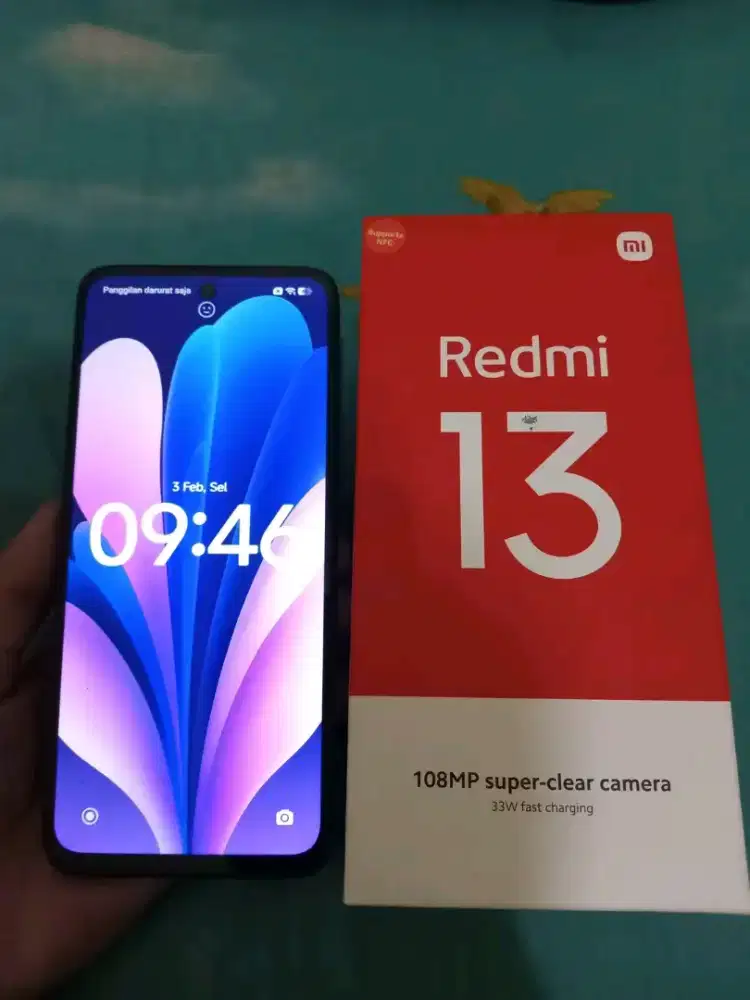 Redmi 13 Ram 8/128 original No minus ( pemakaian belum sebulan )