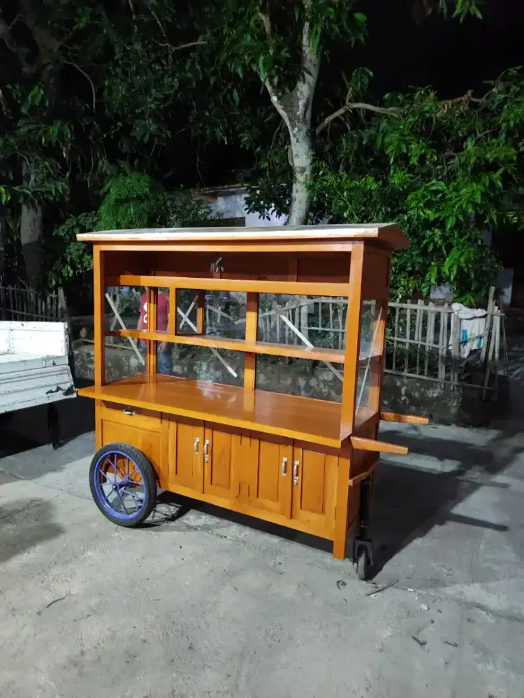 Gerobak Angkringan jg Melayani Pesanan Grobak Bakso Mie Bubur Sate dlL