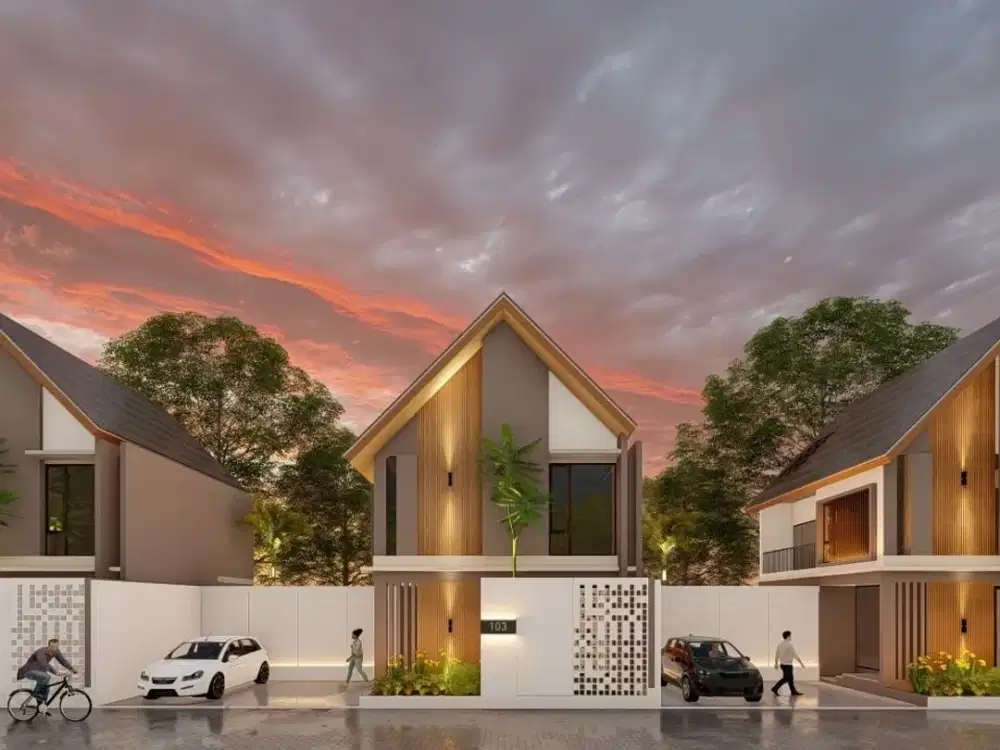 RUMAH MODERN 2 LANTAI, DEKAT SEKOLAH BUDI MULIA DI KALASAN