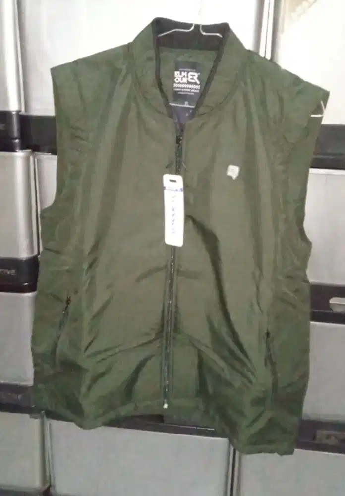 Jaket Rompi ELMOUR Hijau Gelap XL