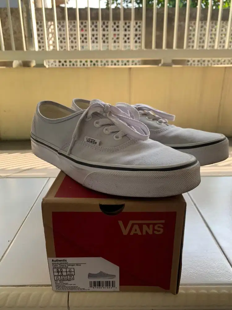 vans authentic halogen blue original resmi