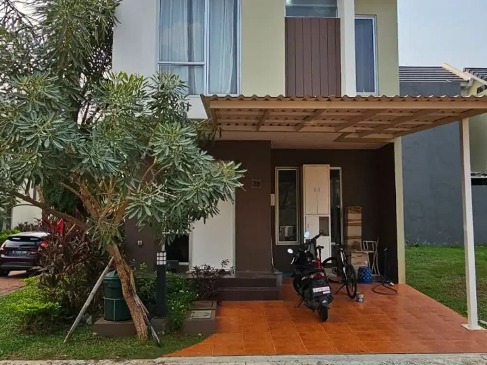 Disewakan Rumah Siap Huni Type Hoek di Cluster Malibu