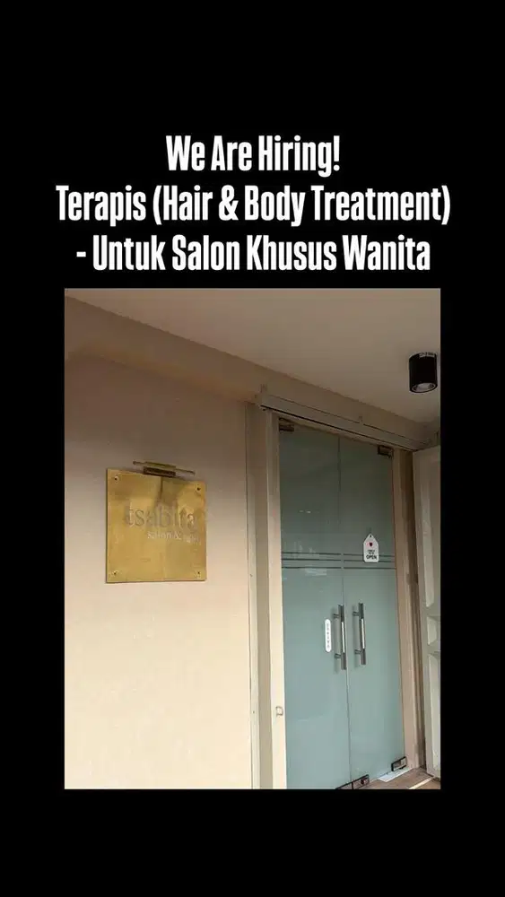 Loker - Terapis Salon Spa