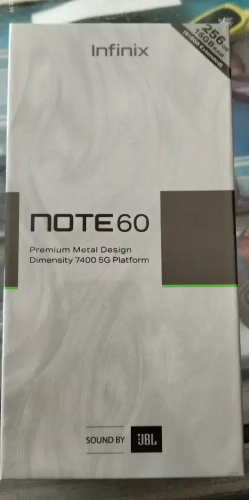 Infinix note 60 5G 8/256GB BARU BNOB