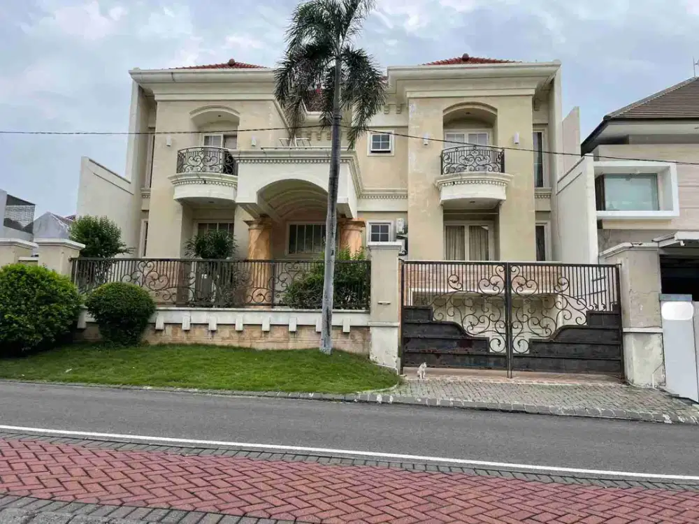 Rumah Usaha Murah di jalan utama Villa Sentra Raya komersial area Citraland Surabaya