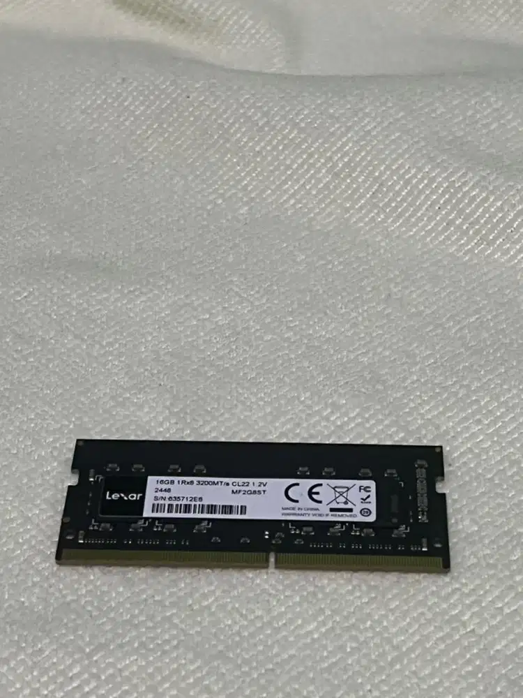Lexar RAM Laptop SODIMM DDR4 16GB 3200MHZ (LIFETIME LEXAR OFFICIAL)