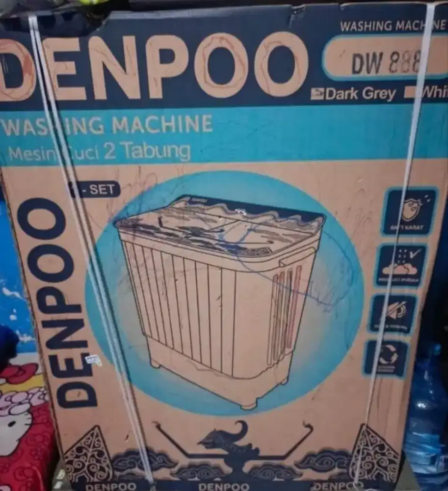 Mesin cuci masih baru