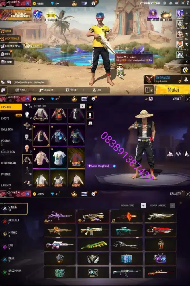 JUAL BELI AKUH FF AMANAH