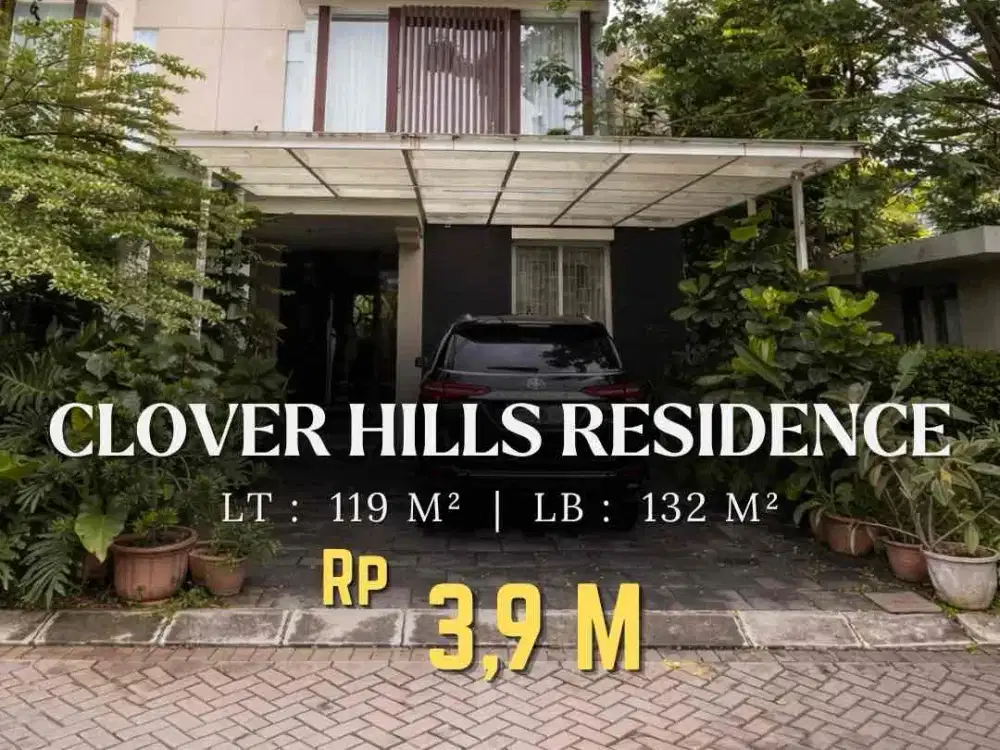 Dijual Cepat Rumah Murah Di Clover Hill Residence Joglo Fasilitas Lengkap & Lokasi Strategis Hadap Selatan