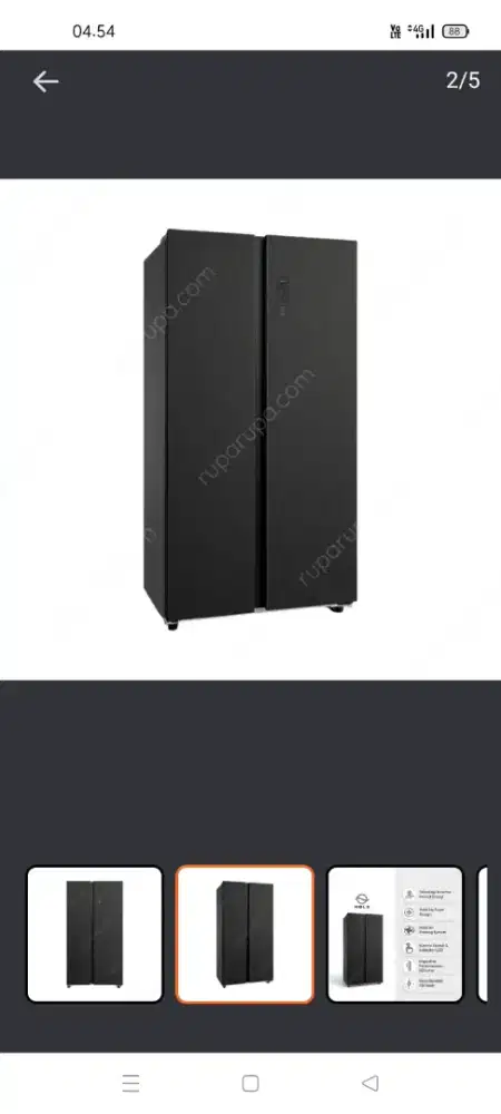 Kels 525ltr kulkas 2 pintu