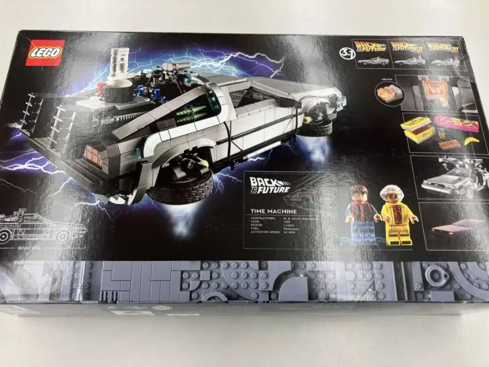 LEGO Icons Back to the Future Delorean Time Machine (10300) UNOPONED