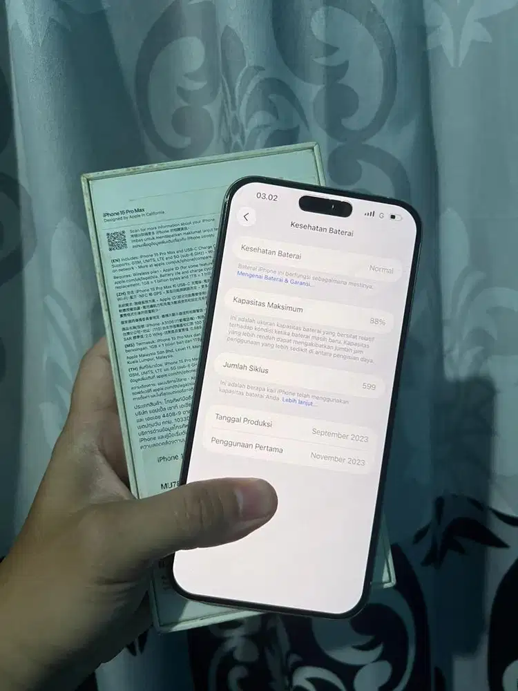 iphone 15 pro max 256Gb ex inter