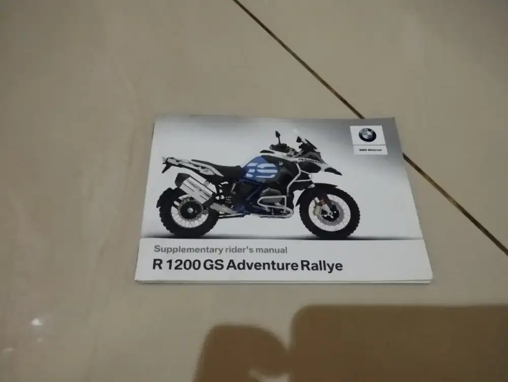 Fs manualbook buku pedoman pemilik bmw R1200 GS adventure rallye 2017