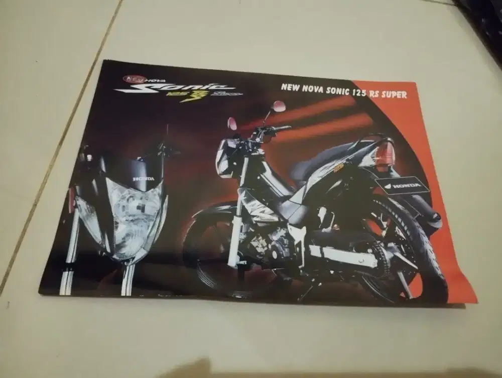 Fs brosur honda new nova sonic 125 rs super cbu Thailand