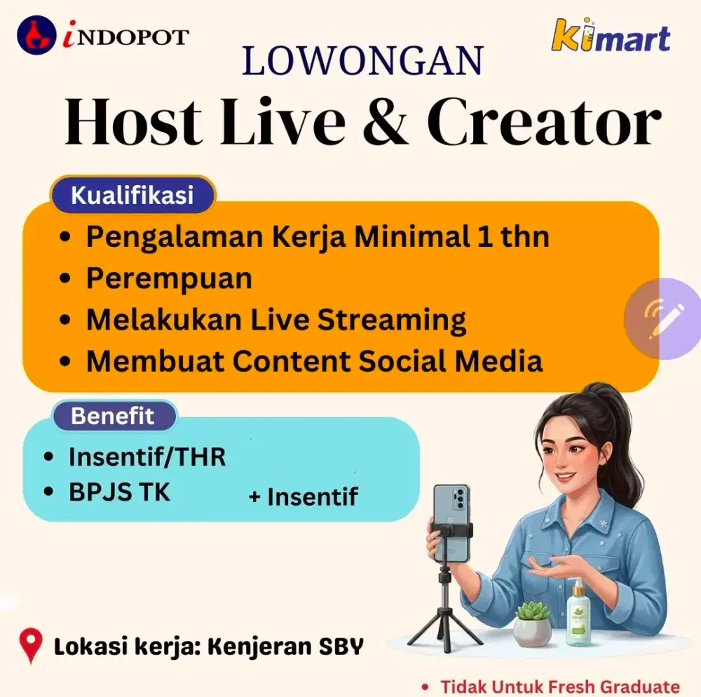 Content Creator , Host Live