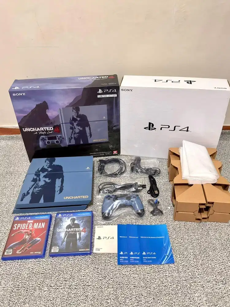 PS4 FAT 500Gb CUH12xx Limited Edition Uncharted 4 Original
