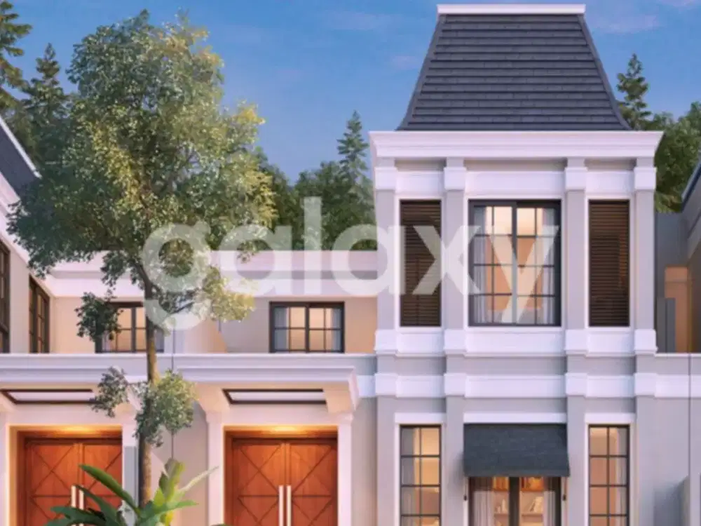 JUAL RUMAH MEWAH 3 LANTAI KONSEP AMERICAN  TROPICAL  THE GRAND KENJERAN