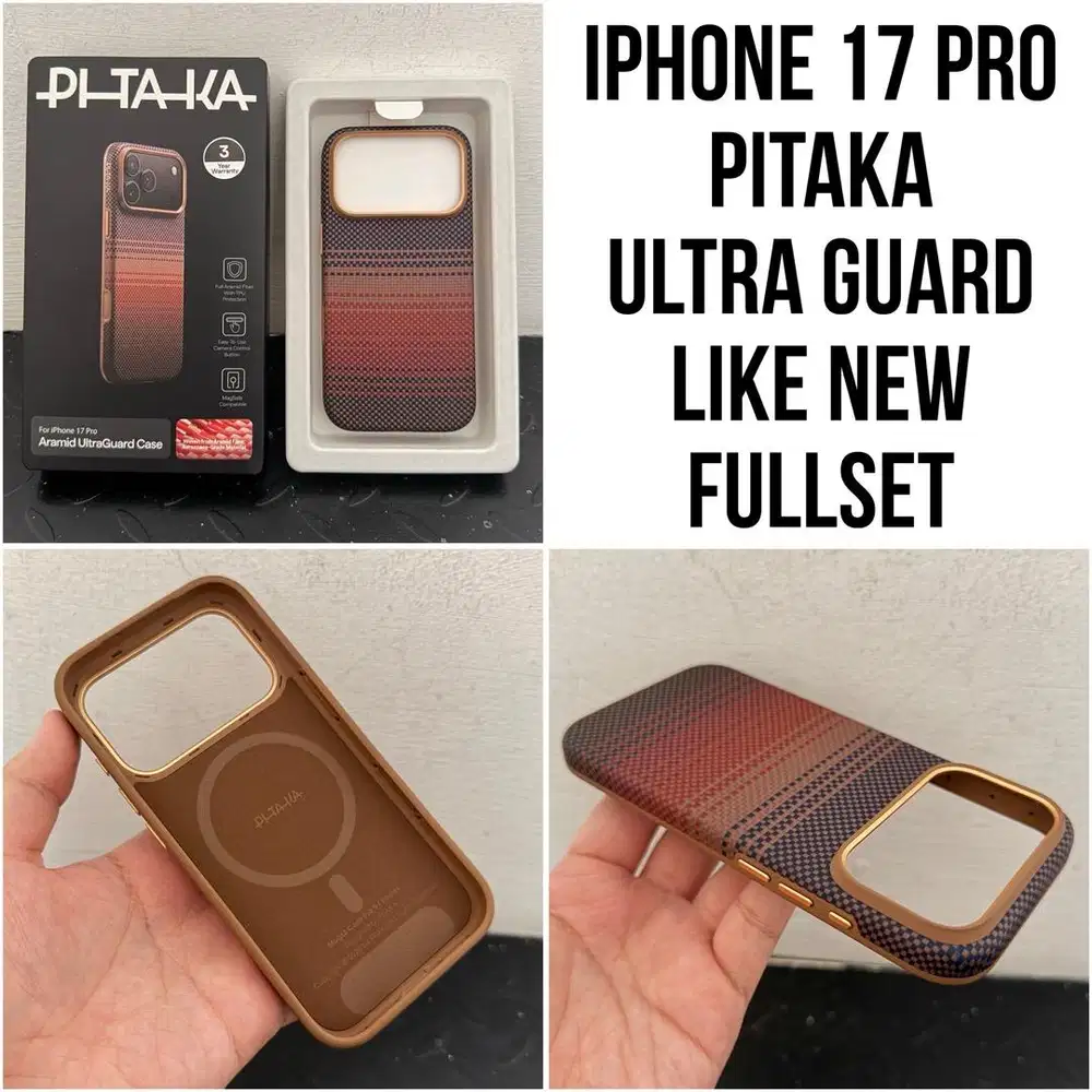 iPhone 17 Pro | PITAKA ULTRA GUARD - Guard Sunset Fullset Premium Case