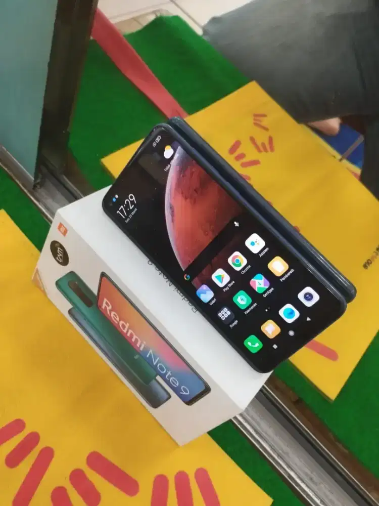 Redmi Note 9 Ram 4 /64 Gb mulus no minus lengkap normal